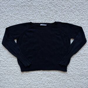 English Weather Cropped Sweater